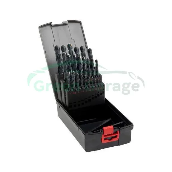 Набір свердел спіральних по металу, HSS, DIN 338, (D1-13) крок 0,5, 25 шт., ZEBRA {арт. } WURTH 0624000004 (фото 1)