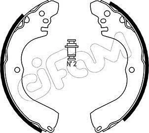 MITSUBISHI Комплект барабанних колодок OUTLANDER I (CU_W) 2.0 (CU2W) 03-06 CIFAM 153261 (фото 1)