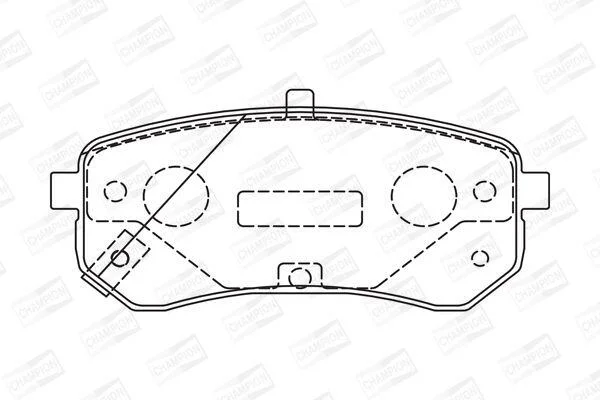 HYUNDAI гальмівні колодки задн.i10 08-,Kia Picanto 04- CHAMPION 572527CH (фото 1)