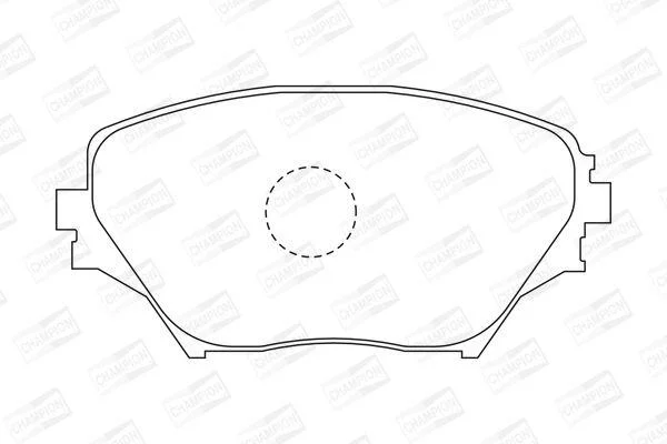 TOYOTA гальмівні колодки передні Rav 4 00- CHAMPION 572487CH (фото 1)