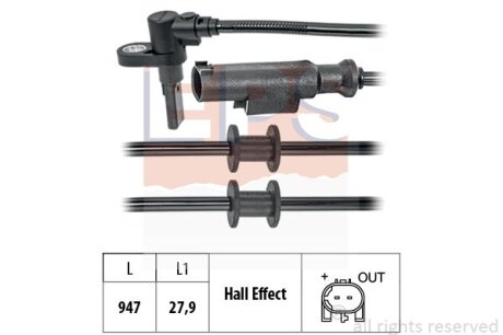 Датчик ABS DB Sprinter 06- EPS 1.960.203