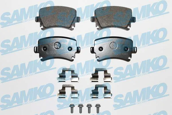 Комплект гальмівних накладок, дискове гальмо SAMKO 5SP1219K (фото 1)