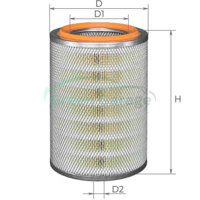 Фільтр повітряний HUMMER H1 5.7-6.6 92-06 (вир-во) ALPHA FILTER AF0708 (фото 1)