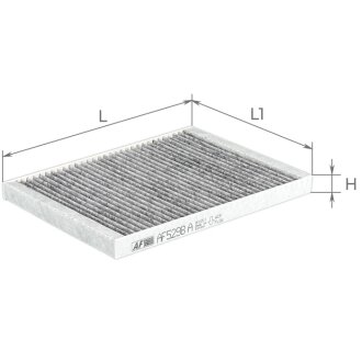 ALPHA CHEVROLET фільтр салону вугільний! Traverse 3.6 09-17, BUICK Enclave 3.6 08-17, GMC Acadia 3.6 07-18 ALPHA FILTER AF5298A