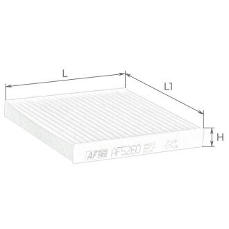 ALPHA JEEP фільтр салону WRANGLER III 2.8-3.8 07- ALPHA FILTER AF5260