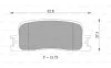 Гальмівні колодки до дисків BOSCH 0986505403 (фото 1)