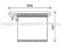 AVA FORD Випарник C-MAX II 1.0, 1.6, 2.0 10-, FOCUS III 1.0, 1.6, 2.0 10- AVA COOLING FDV491 (фото 1)