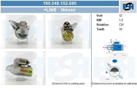 Стартер PSH 160548102080