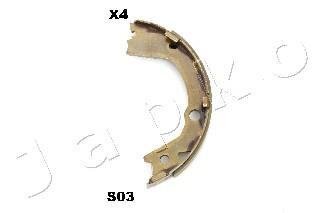 Комплект гальмівних колодок, стоянкове гальмо JAPKO 55S03