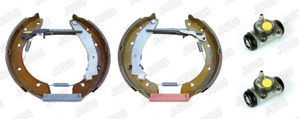 CITROEN KIT EVO Р/к заднього гальма (колодки+2цил.+установ. к-т) BERLINGO / BERLINGO FIRST 1.4 96-08 JURID 381375J (фото 1)