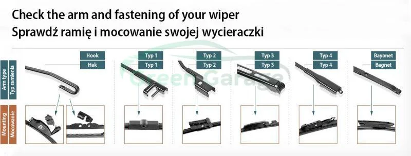 Щітка склоочисника гібридна передн із спойлером (1шт) 350мм HONDA JAZZ III HYUNDAI GRAND SANTA F?, I30, SANTA F? III KIA CEE\'D, PRO CEE\'D NISSAN MICRA V SUZUKI S-CROSS, SWACE 10.07- SWF 116172 (фото 1)