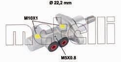 Циліндр гальмівний головний METELLI 050549