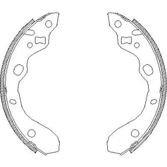 MAZDA щоки гальмівні 323 BJ 98-03 REMSA 4128.00