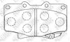 Колодки гальмівні дискові NiBK PN1242 (фото 1)