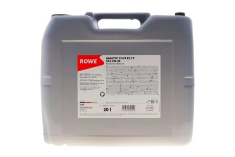 Олива моторна HIGHTEC SYNT RS 05 SAE 0W-20 (20L) ROWE 20379020099