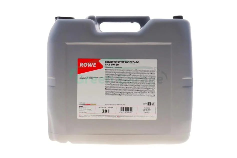 Олива моторна HIGHTEC SYNT HC ECO-FO SAE 5W-20 (20L) ROWE 20206020099 (фото 1)