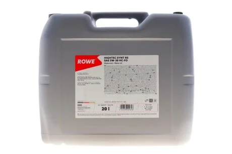 Олива моторна HIGHTEC SYNT RS SAE 5W-30 HC-FO (20L) ROWE 20146020099