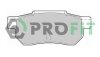 Колодки гальмівні дискові PROFIT 50000621 (фото 1)