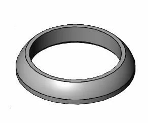 DB Кільце глушника 50,5x65 mm W169 09/2004 -, W245 03/2005 - WALKER 82055