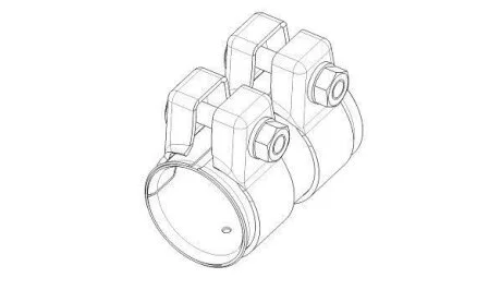VW зєднувач труб 60x125 mm WALKER 80719