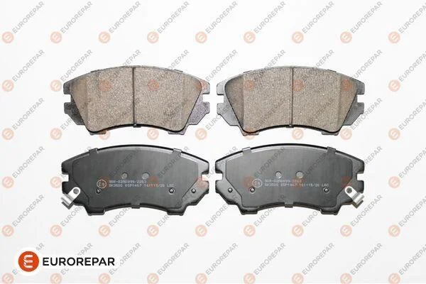 Гальмівні колодки пер. Opel Astra J 09-/Insignia 08- (Mando) EUROREPAR 1617287680 (фото 1)