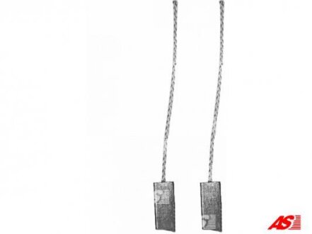 Щітки генератора к-кт 2 шт. (7x5x16,6mm/12 V) STANDARD LINE AS-PL AB2005