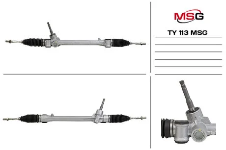 Рульова рейка YARIS 05-12 MSG TY113