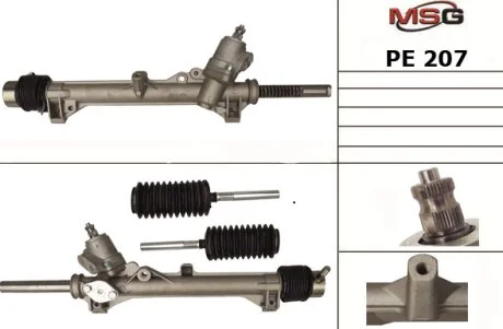 Рульова рейка з ГПК PEUGEOT 405 87-92 MSG PE207