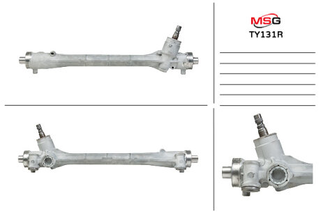 Рульова рейка Prius 09-17 (відновлений з KOYO) MSG TY131R