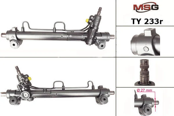Рульова рейка з ГПК Camry/ES 06-12 (відновлений з KOYO) MSG TY233R (фото 1)