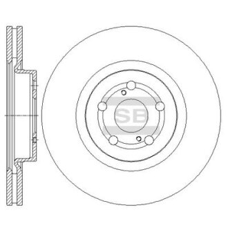 Гальмівний диск Hi-Q (SANGSIN) SD4045