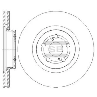 Гальмівний диск Hi-Q (SANGSIN) SD4045