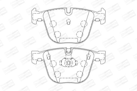 BMW гальмівні колодки передн.5 E60,6 E63,7 E65/66,X5 E70,X6 E71 CHAMPION 571991CH
