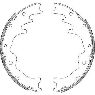 MAZDA Гальм колодки B-SERIE (UF) 2.5 D 96-99 REMSA 4388.00