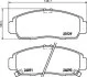 HELLA HONDA гальмівні колодки передн.FR-V, Legend 05-,Stream 01- HELLA PAGID 8DB 355 009771 (фото 2)