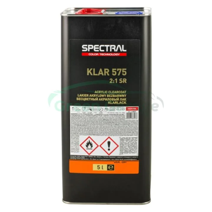 Лак безбарвний KLAR 575 (SR) 2+1 5,0 л SPECTRAL 88003 (фото 1)