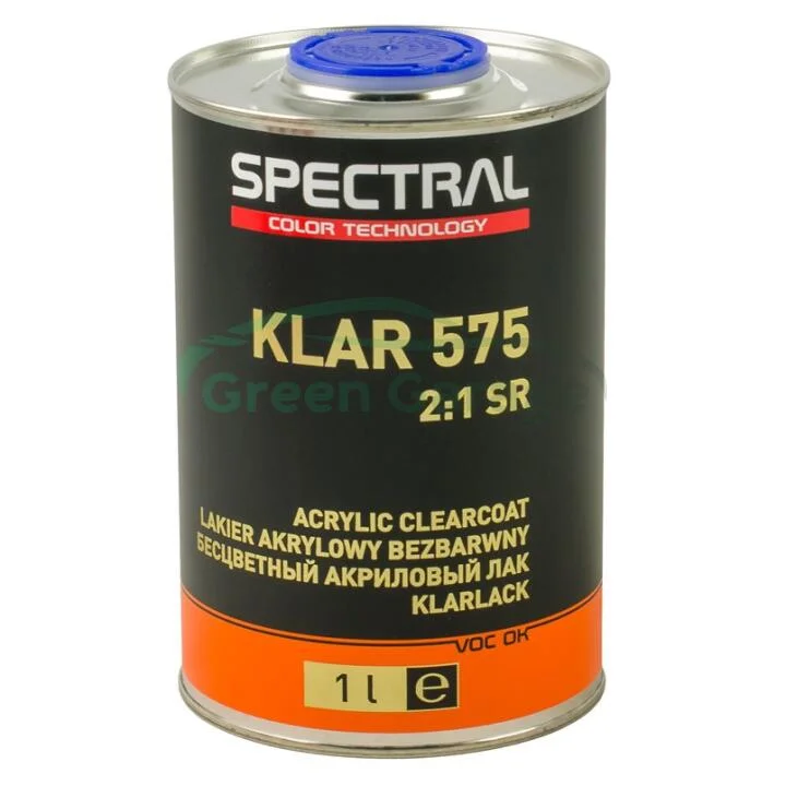 Лак безбарвний KLAR 575 (SR) 2+1 1,0 L SPECTRAL 88001 (фото 1)