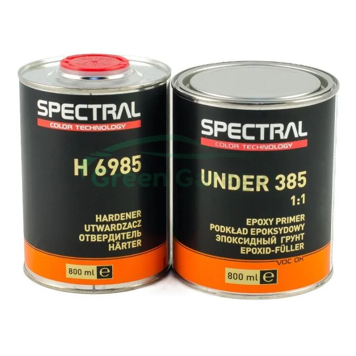 Грунт епоксидний UNDER 385 + затверджувач H6985 0,8л+0,8л SPECTRAL 87262 (фото 1)