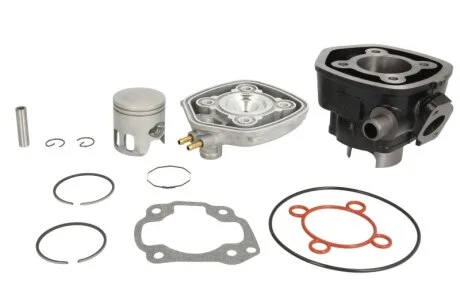 Циліндр (70 см³, 2T, з головкою) APRILIA RALLY, SR MALAGUTI F12, F12R, F15 YAMAHA CS, YQ 50 1994-2015 INPARTS IP000114TAJ