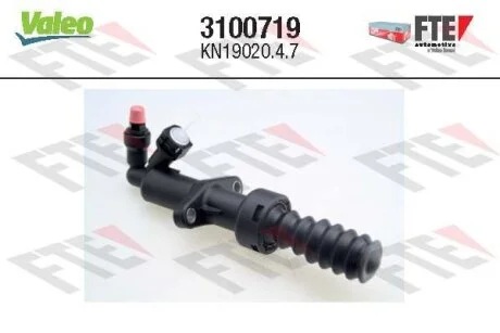 CITROEN робочий цил. зчеплення JUMPY II 2.0 HDi 10- VALEO 3100719
