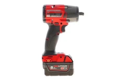 Гайкокрут акумуляторний безщітковий 1/2" (881 Нм) M18 FMTIW2F12-502X, з фрикційним кільцем, (+ заряд.пристрій, 2 акумулятори Х 5Аг, HD кейс) MILWAUKEE 4933478450