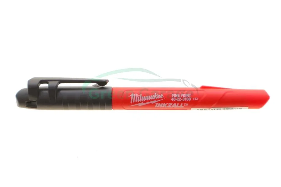Маркер для будмайданчика InkZAll, тонкий, чорний MILWAUKEE 48223100 (фото 1)