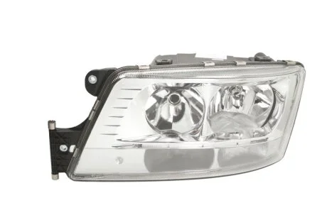 Фара лів (H21W/H7/LED/PY21W, електричн, з мотором, включає денні ходові вогні, колір відбивача: хром) MAN TGS I, TGX I 06.06-09.21 GIANT 131MA50311EL