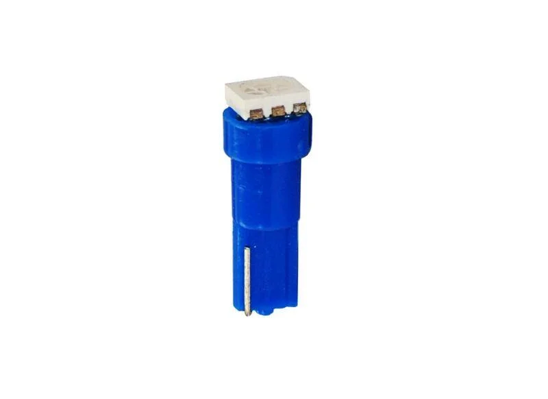 LED лампочка LED, 2шт, LED, 12В, max. 0,24Вт, колір світла синя, тип гнізда W2X4,6D, без дозволу використання на дорогах загального використання, для авто без CAN-Bus M-TECH LB053B (фото 1)