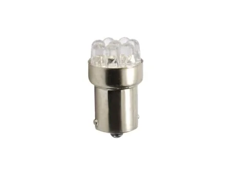 LED лампочка LED, 2шт, LED, 12В, max. 1,03Вт, колір світла Білий, тип гнізда BA15S, без дозволу використання на дорогах загального використання, для авто без CAN-Bus M-TECH LB033W