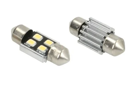 LED лампочка LED, 2шт, LED, 12В, max. 0,75Вт, колір світла Білий, тип гнізда SV8,5-8, довжина: 31мм, без дозволу використання на дорогах загального використання, для авто із CAN-Bus M-TECH LB345W
