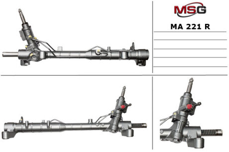 Рульова рейка з ГПК Mazda CX-7 06-12 (відновлена з JTEKT) MSG MA221R