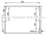AVA TOYOTA Радіатор кондиціонера (конденсатор) Land Cruiser 100 98-02 AVA COOLING TO5617D (фото 1)