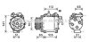 AVA HONDA Компресор кондиціонера CR-V III 2.4 06-, CR-V IV 2.4 AWD 12- AVA COOLING HDAK263 (фото 1)