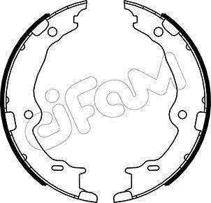 LEXUS Комплект барабанних колодок LS (_F4_) 460 AWD (USF45, USF46) 08-, TOYOTA CENTURY (_G6_) Hybrid (UWG60 18- CIFAM 153522